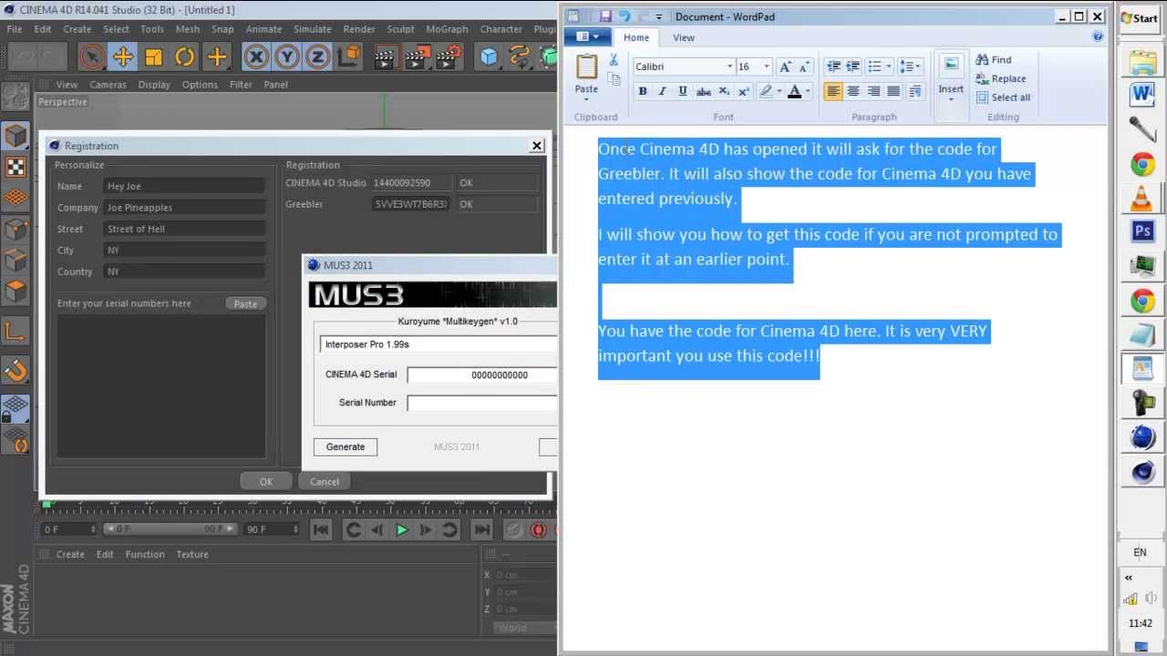 max to c4d serial number
